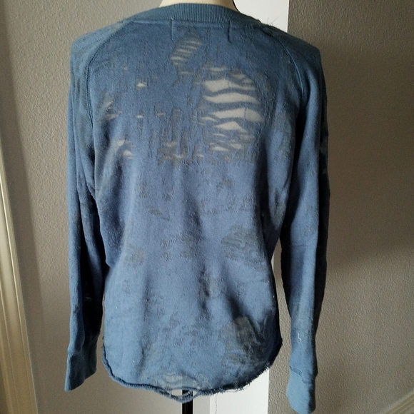 IRO Jeans Fun Unique Distressed Sweater! - Picture 6 of 12